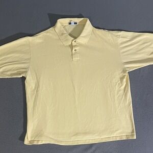 Jerzees Mens‎ Blank Polo Shirt Size XXL Yellow